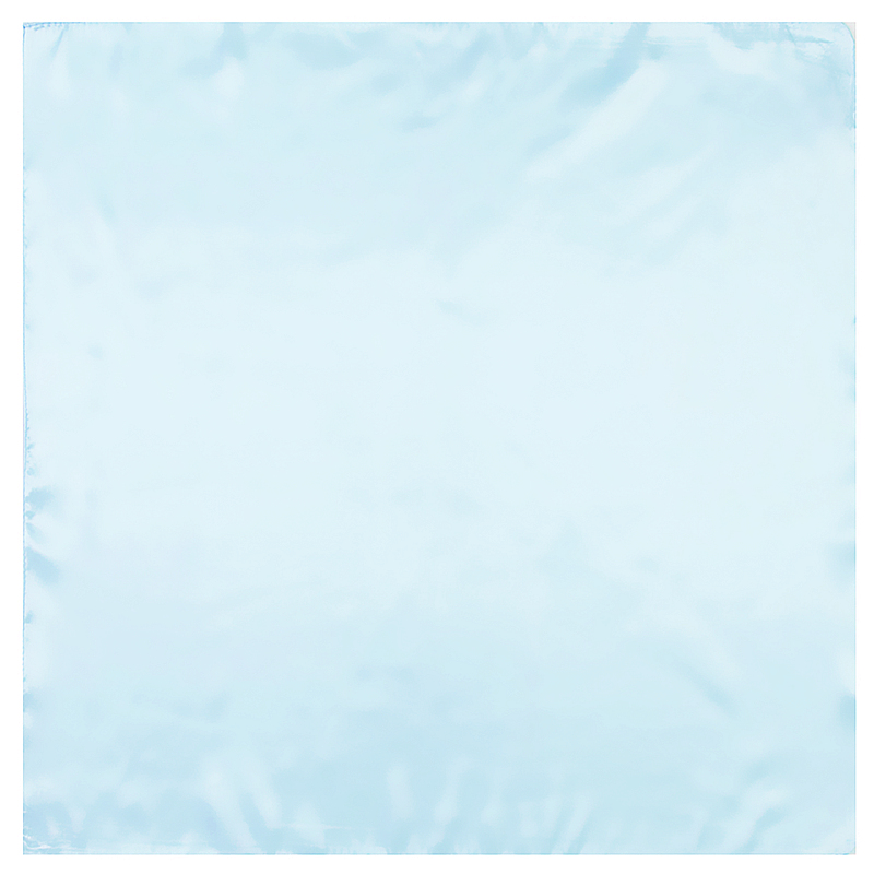 60cm primavera nova monocromática cor sólida ocupação feminina moda decoração pequeno lenço quadrado lenço de seda lenço de cabeça pequeno cachecol: CÉU AZUL