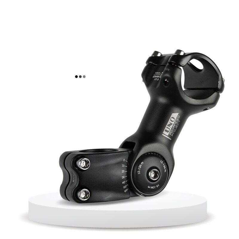 UNO Aluminium Adjustable Bike Stem Riser 25.4/31.8mm Handlebar 90mm 110mm 120MM 130MM Stem for MTB Road City Bike Bicycle part