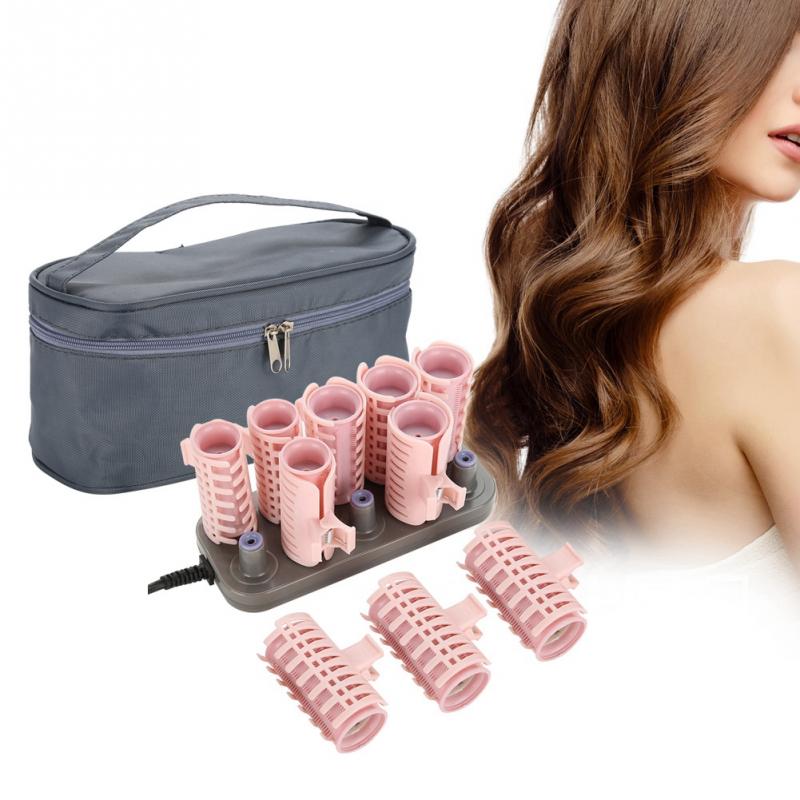 205-3Cm 10 Stks/set Haar Rollen Elektrische Buis Verwarmd Roller Haar Krullend Styling Sticks Gereedschappen Massage Roller Krulspelden accessoires