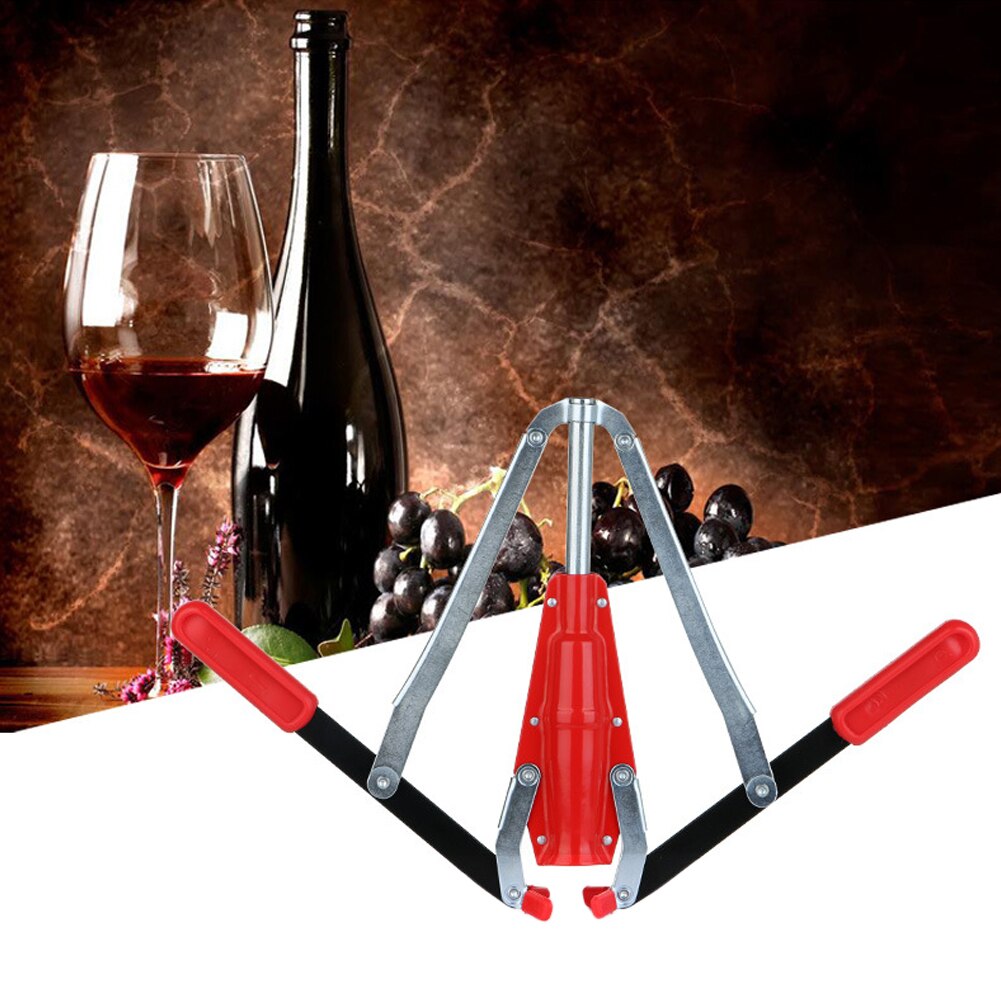 Making Portable Wine Bottle Corker Kitchen Iron Handheld Seal Corking Adjustable Double Lever Hand Tool Bar Non Slip