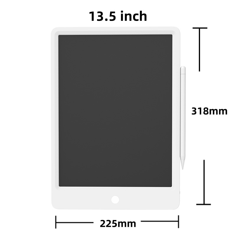 XIAOMI-pizarra LCD Mijia para niños, tablero de mensajes de estudio, versión a Color, escritura a mano, sin polvo y dibujo de tinta, 10/13 pulgadas: Verde