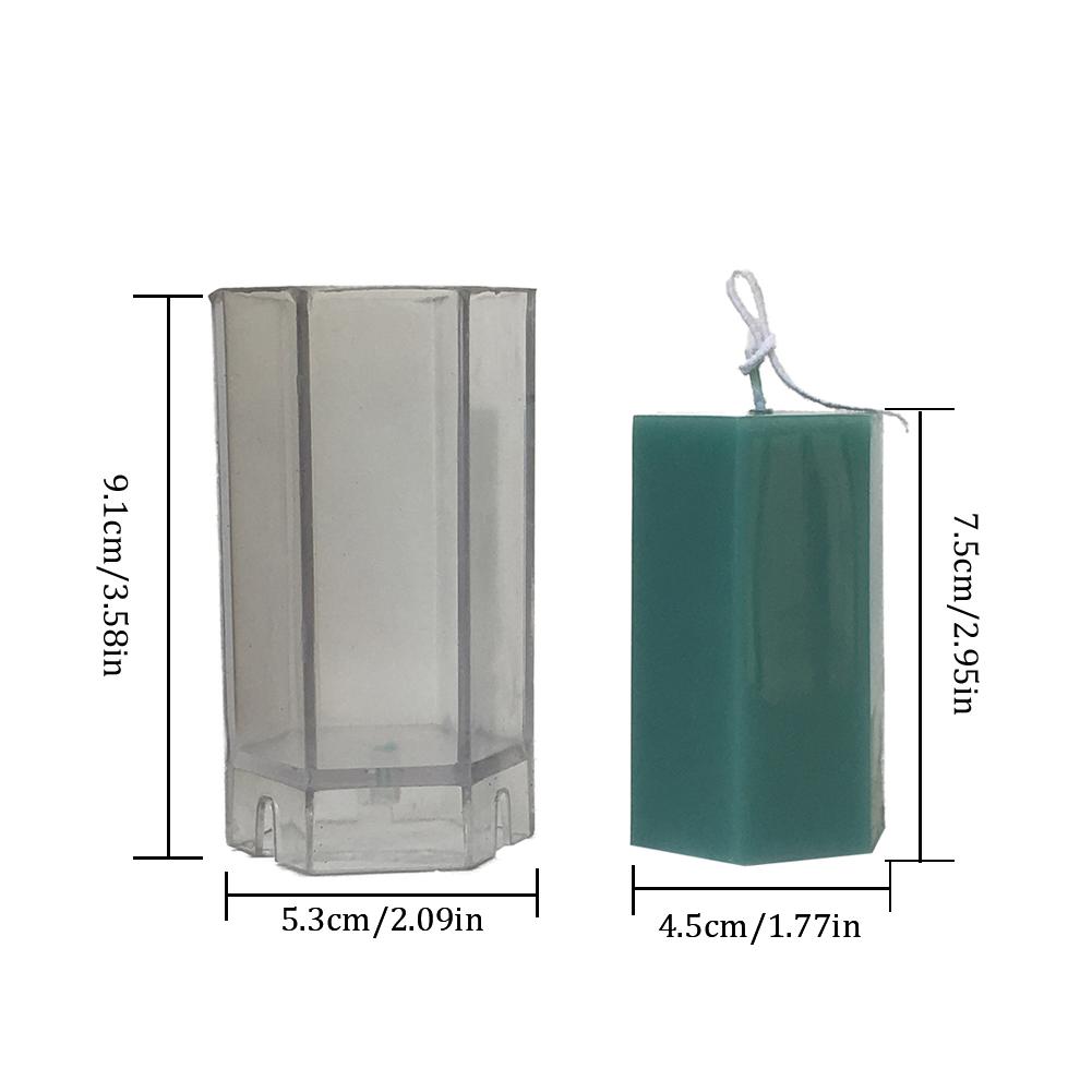 Candle Mold Silicone Mould DIY Handmade Crafts Candle Making Clay Resin Molds Aromatherapy Plastic Candle Mold Home Decoration: 04
