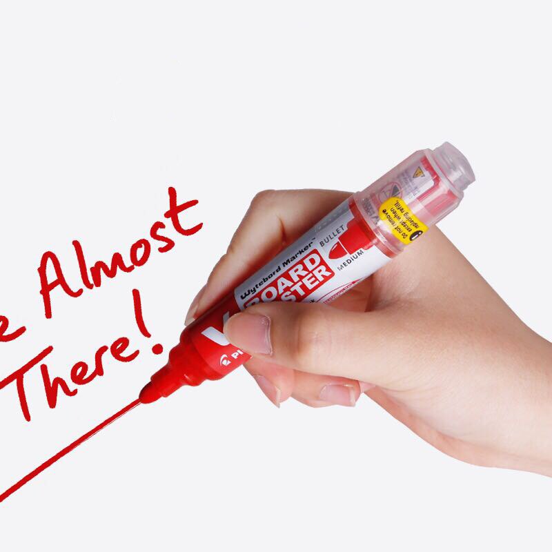 1Pcs Pilot Rechte Vloeibare Uitwisbare Whiteboard Marker WBMAVBM-M Grote Capaciteit Vervangbare Inkt Voor Soepele Schrijven