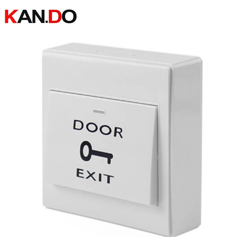 Mounted Exit button With bottom Box for RFID reader card open door Access Switch Suitable for all kinds of Electric Lock