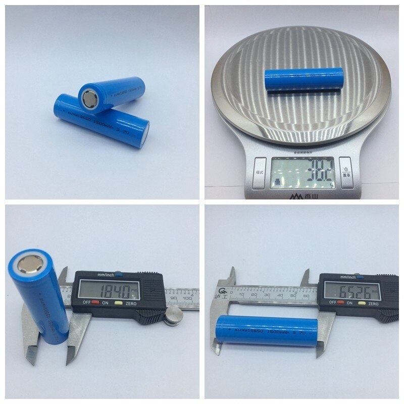 Suqy bateria genopladeligt 3.7v lithium -ion -batteri 18650 1500 mah -batterier 18650 genopladelige batterier