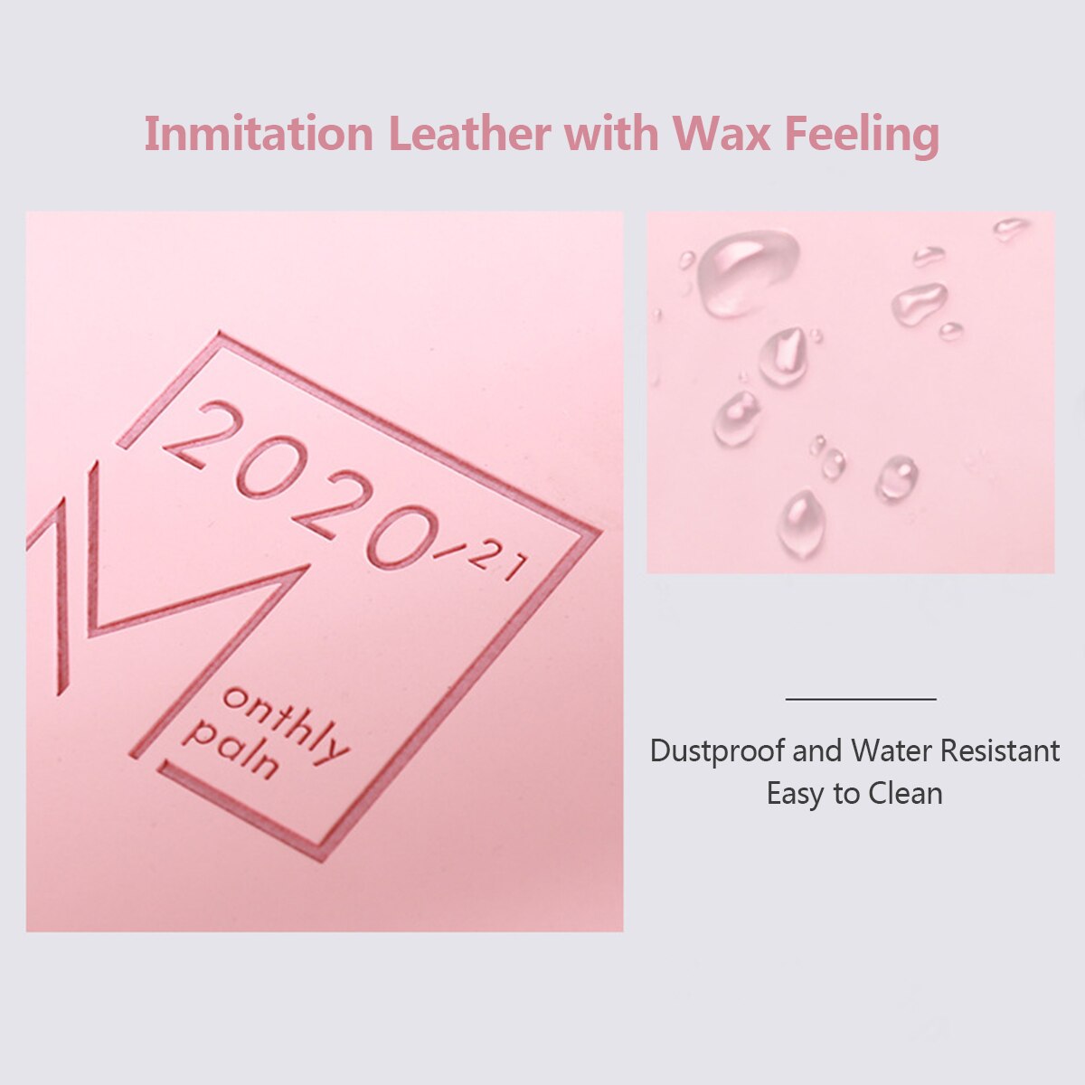 B5 Self-Filling Monthly Planner Notebook Notepad Teacher Lesson Schedule Business Office Record Notebook 24 Sheets for 18 Months