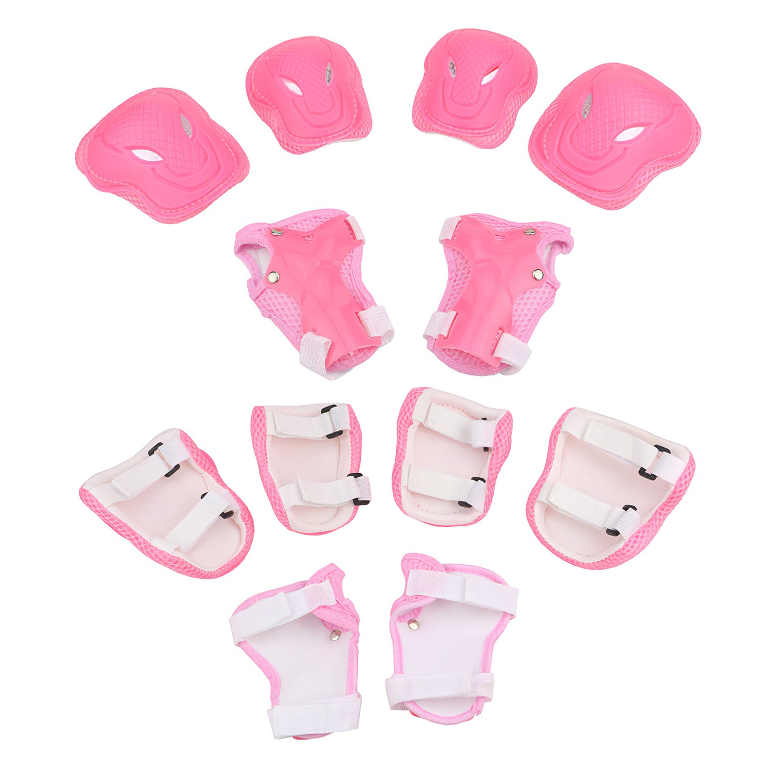 7 Stks/set Kids Jongen Meisje Veiligheid Helm Knie Elleboog Pad Sets Kinderen Fietsen Skate Fiets Helm Bescherming Veiligheid Bescherming Gear