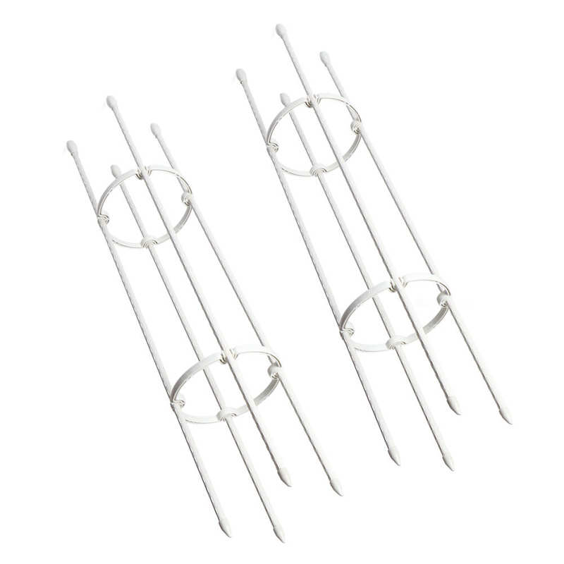 Vines Climbing Support Steel Pipe Outdoor Plant Shelf Stable Structure with Fixed Rings for Flower Halls for Balconies