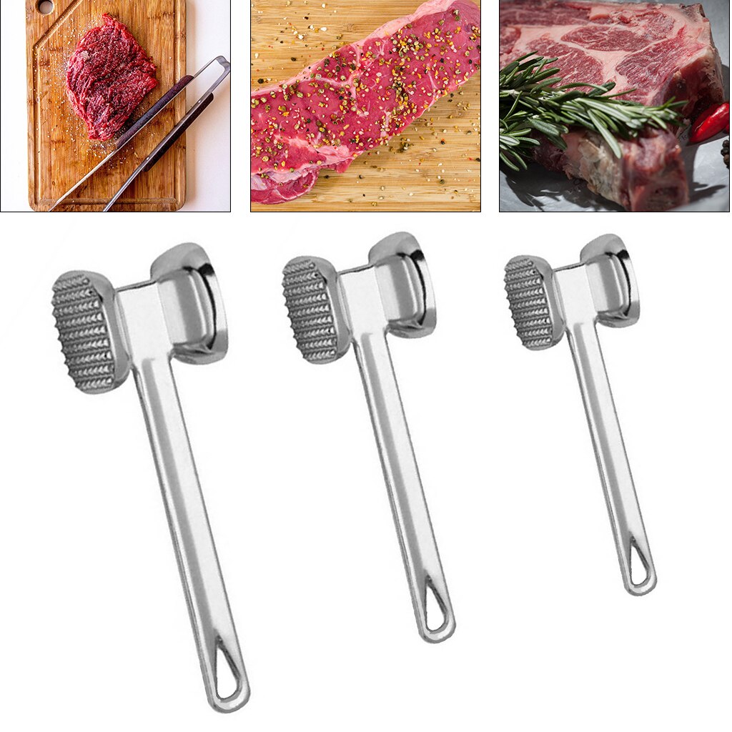 Meat Tenderizer, Dual-Sided Meat Mallet, Meat Hammer Used for Steak, Chicken, Fish，Meat Pounder, Meat Tenderizer Tool