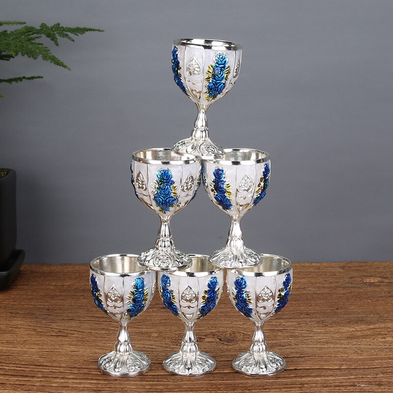 Wine decanter pumpkin style hip flask a glass of red wine home bar metal glass set sake set home bars