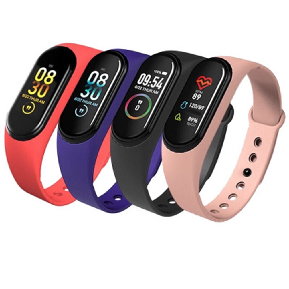 M5 M4 Smart Band Sport Fitness Armband Horloge Fitness Tracker Smartband Bloeddruk Hartslagmeter Waterdicht Polsbandje