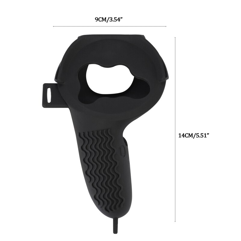 Vr-brillen-schutzhülle aus weichem silikagel, kompatibel mit oculus quest 2 vr, schutzhülle (1 paar), griffe, weiche schutzhülle ( d5qc stück)