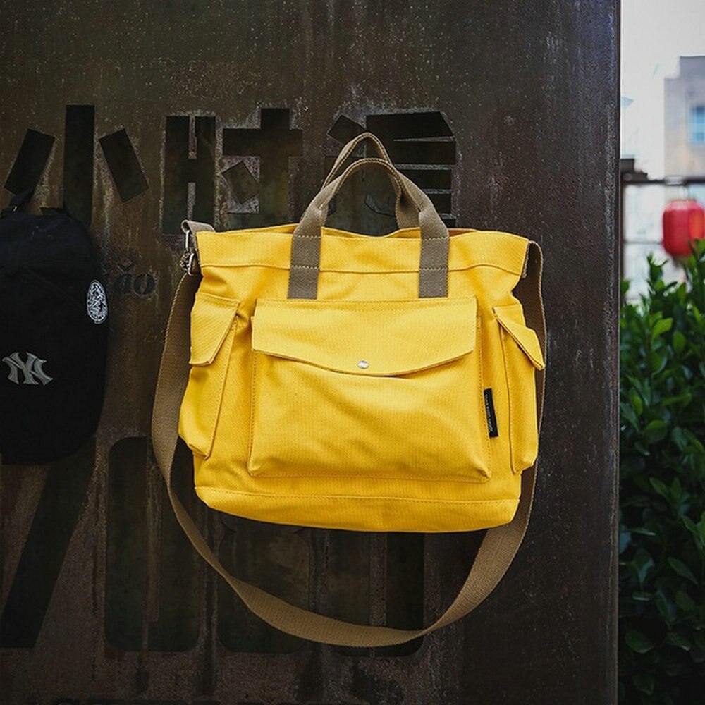 Crossbody Schoudertas Mannen Canvas Tas Tote Grote Capaciteit Dikke Student Vrouwelijke Casual Tij Canvas Tassen Ghj78