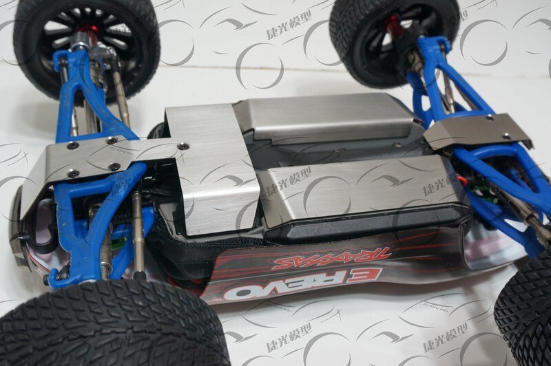Ad alta resistenza telaio in acciaio inox piastra di protezione del Telaio di protezione armatura per 1/16 TRAXXAS vertice E-REVO barra VXL