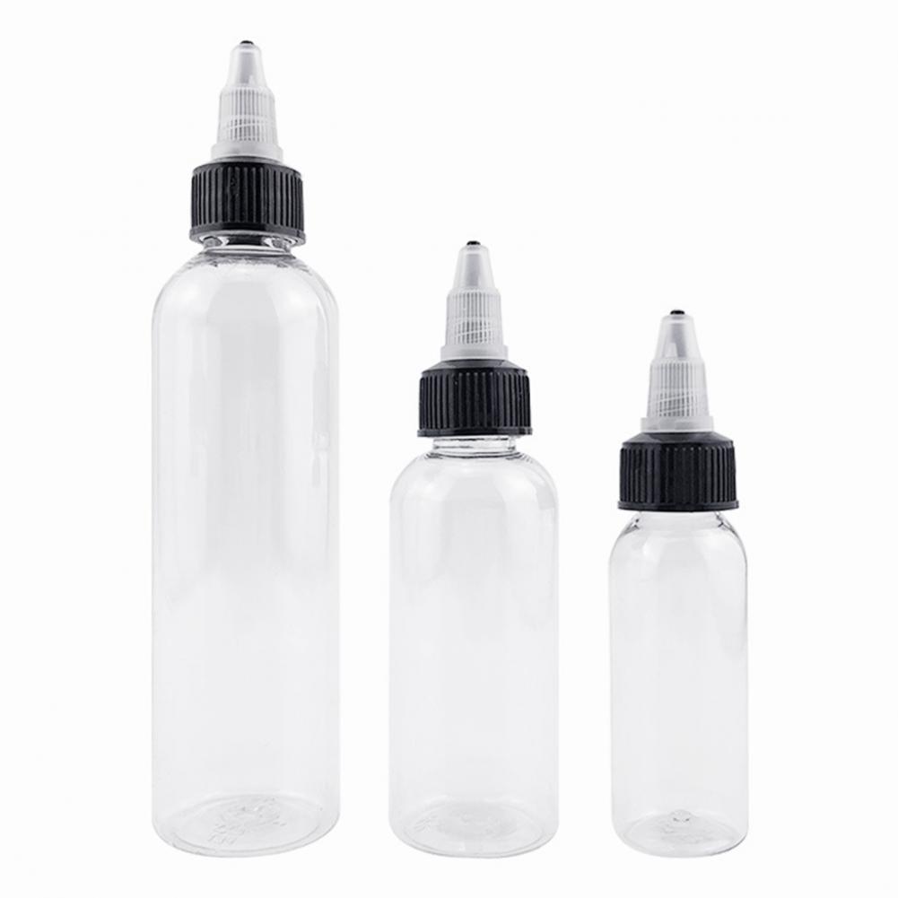 2Pcs Attractive Wide Application Reusable Sauce Bottle Multi-use Good Sealing Condiment Bottle for Sauce Bottle