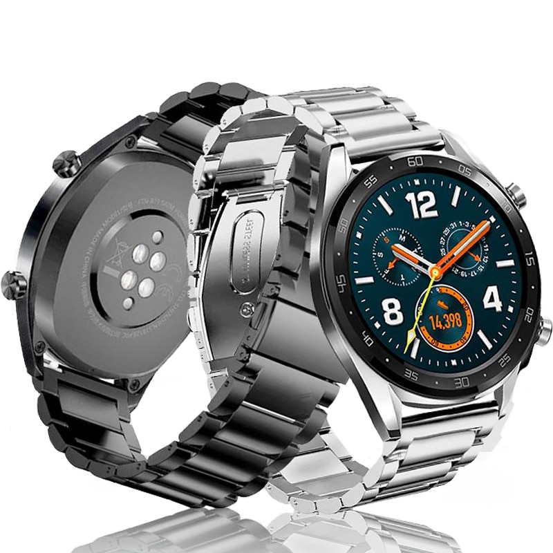 Metalen band voor huawei watch gt accessoires roestvrijstalen horlogeband correa voor huawei watch  gt 2 46mm gt2 watch magic