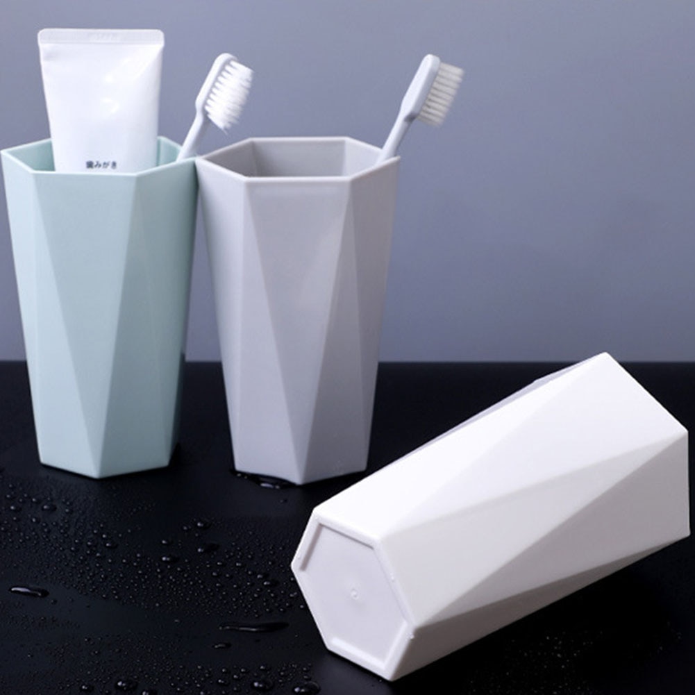 Nordisk plast kop tand krus tandbørste holder vask drikker hjem badeværelse tand krus badeværelse tumblere