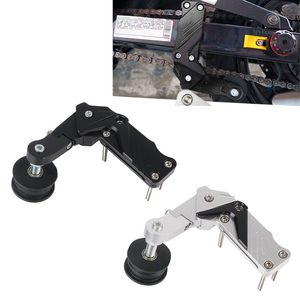 Einstellbare automatische Einstellung Kettenspanner Spannrad Kettenspanner Universal- Motorrad breite Kette Anti-Rutsch-Gerät