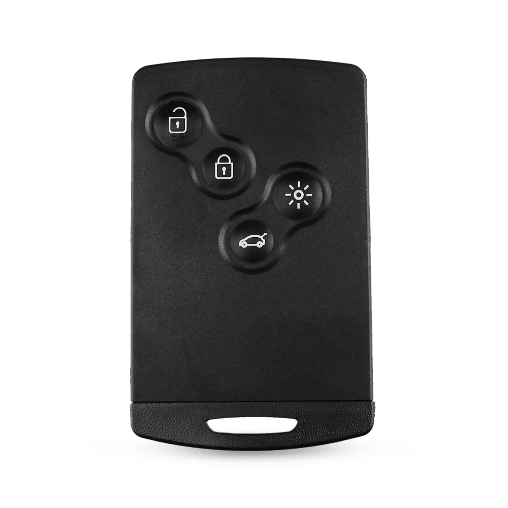 Keyyou smart remote key blank with key with blade fob key case for renault koleos clio keys shell