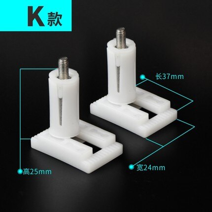 2Pcs toilet seat cover Fixings Plastic toiletseat Screws Quick Release Hinge toilet Mounting connector Repair Parts: K