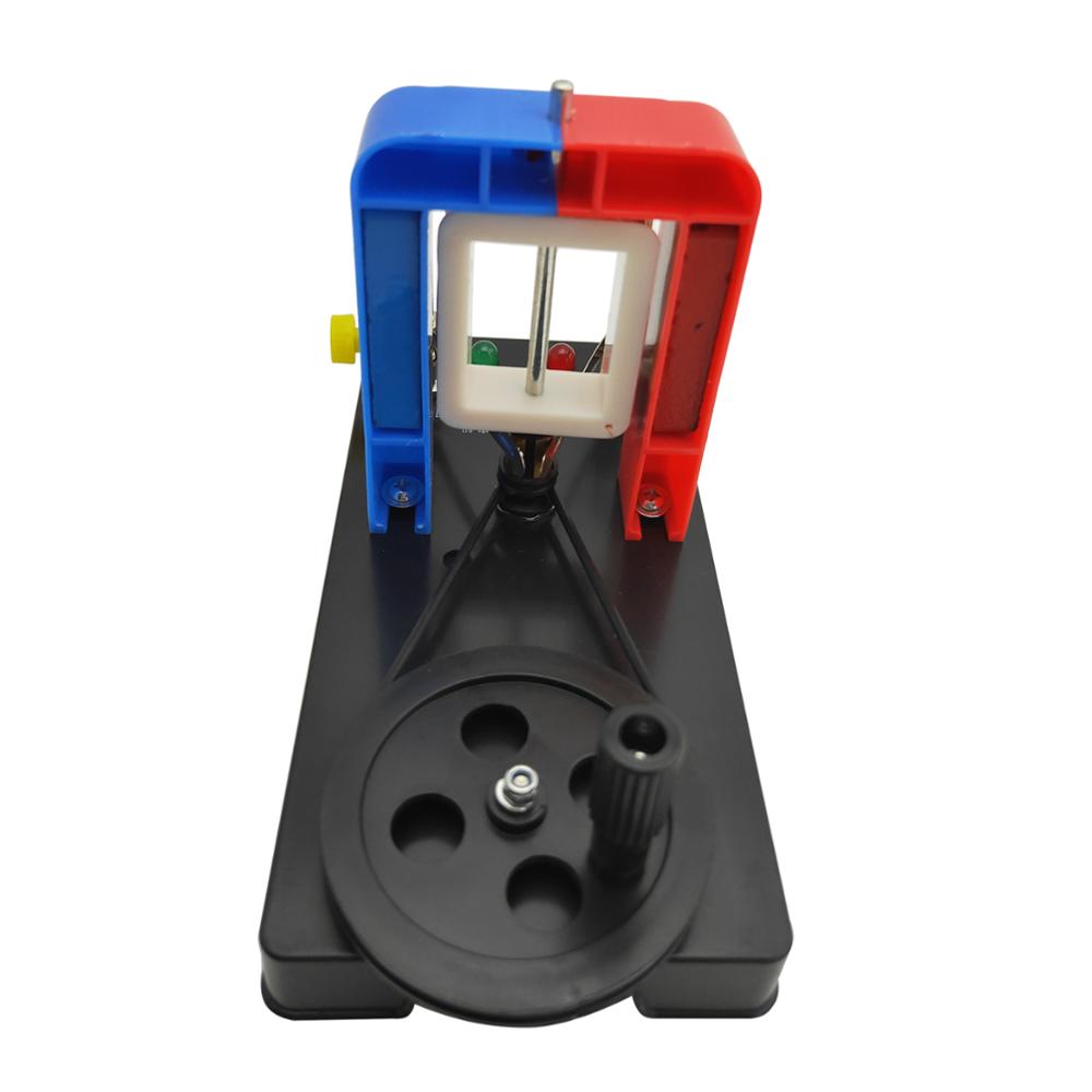 Experimento de inducción electromagnética, generador de electricidad, modelo, experimento de inducción Faraday, instrumento de enseñanza escolar física