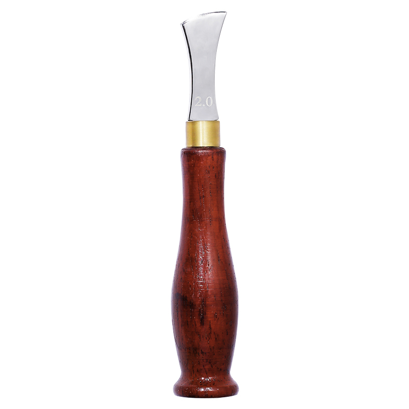 SHWAKK Leather Edge Creasing Tool Blade Shallow Groove Press Line Polished Finish Press Edge Marking Creaser Leather Craft Tool: 2.0