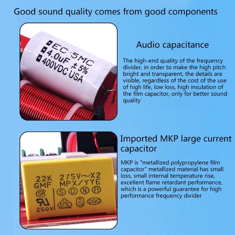 Multi-band Adjustable Pure Tweeter Crossover, Sound Tweeter Modification Tool T5UA