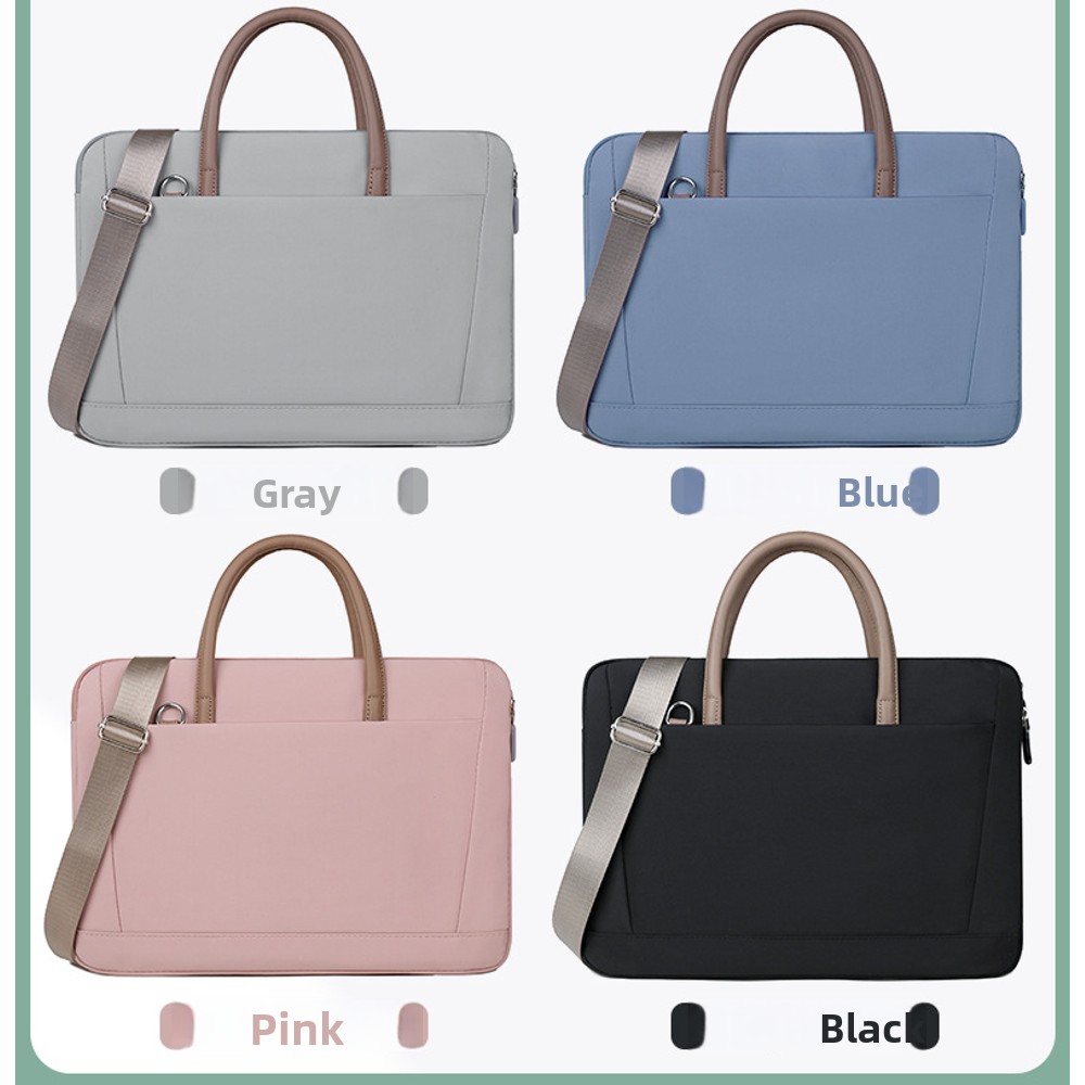 Laptop Sleeve Bag Notebook Case Pouch For 13.3 14 15.6 Inch Macbook Air Pro 16 HP Huawei Lenovo Dell Shoulder HandBag Briefcases