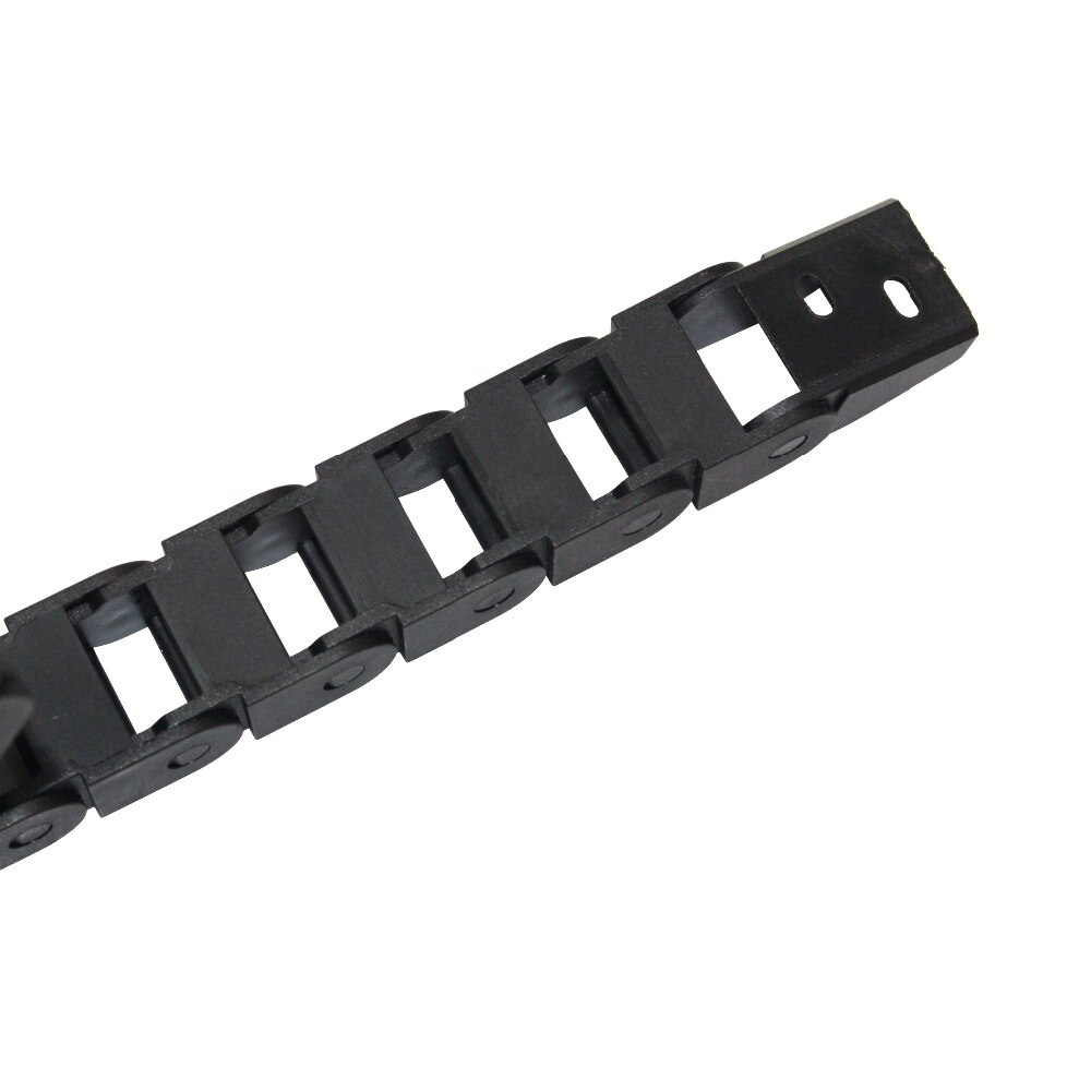 7x15mm 7*15mm L1000mm Cable Drag Chain Wire Carrier with End Connectors for CNC Router Machine Tools