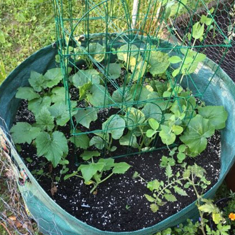 63 Gallons Durable Containers Yard Waste Bag Leaf Weeds Garden 4 Handles Storage Grass Lawn Standable Reusable