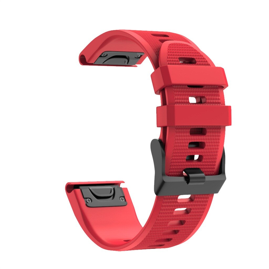 Silicone A Sgancio Rapido Della Vigilanza Fascia Della Cinghia di Polso Per Garmin Fenix 6X/Fenix 6XPro intelligente wristband Accessori: RD