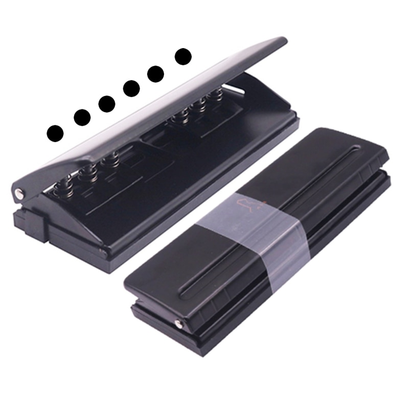 1 pcs 6 Manual Puncher Standard hole puncher Order financial affairs Office School Supplies Busines binding equipment good tools