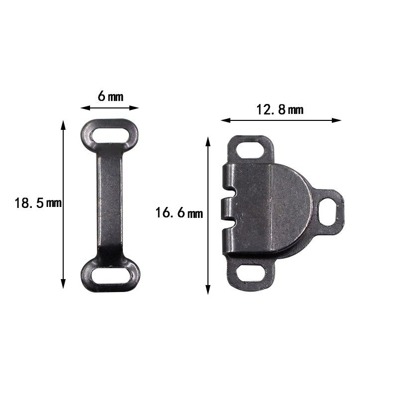 100 Stks/set Kledingstuk Haken Metalen Broek Rok Haken Voor Pak Broek Knop Diy Kleding Naaien Accessoires