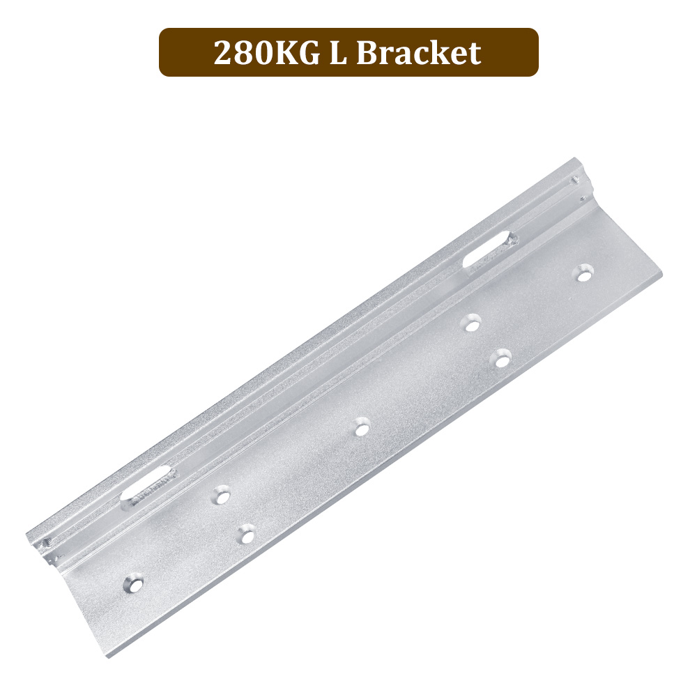 180kg/280kg Magnetic lock U /L / LZ shape bracket 350lbs/600lbs frameless glass door for Access Control Security lock System: 280KG-L