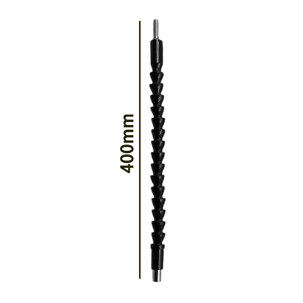 Flexible Shaft Drill Bit Extension Holder Link for Electronic Drill Hex Screwdriver Soft Shafts Driver Extend Rod Impact Tool: 400mm