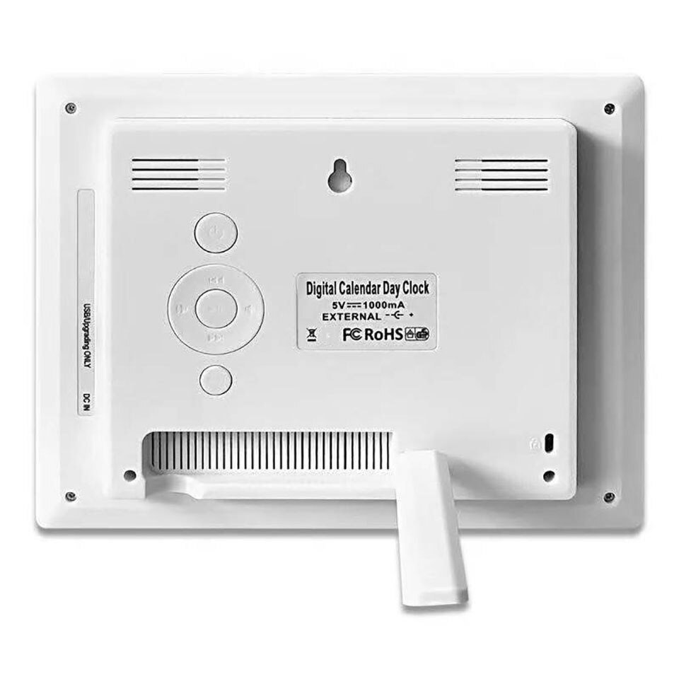 Digital Alarm Clock LED Large Screen Display Home Decor Elderly Take Medicine Reminder Calendar Clocks for Alzheimer&#39;s Sufferers