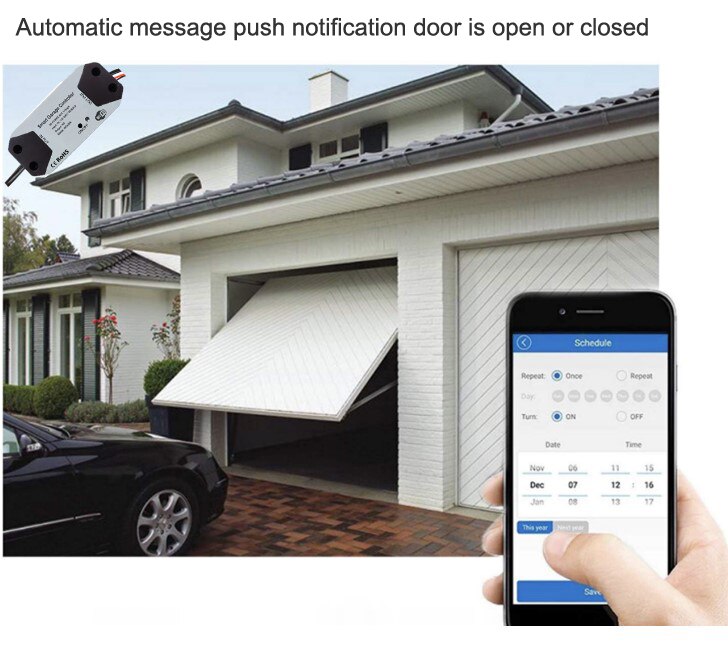 Tuya Wifi Samrt Afstandsbediening Garagedeuropener