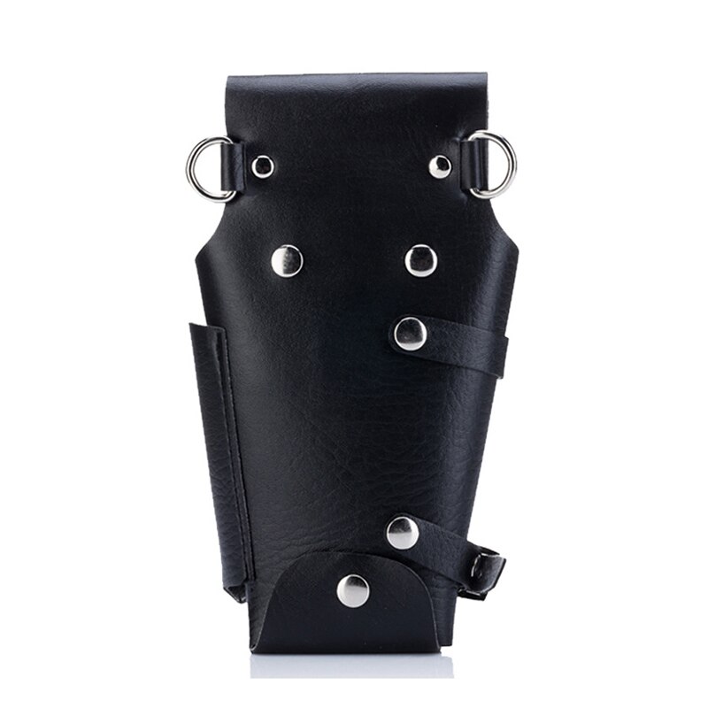 Leer Kappers Case Gereedschap Schaar Zak Kapper Pouch Holder Klinknagel Portemonnee Verstelbare Taille Schouder Riem