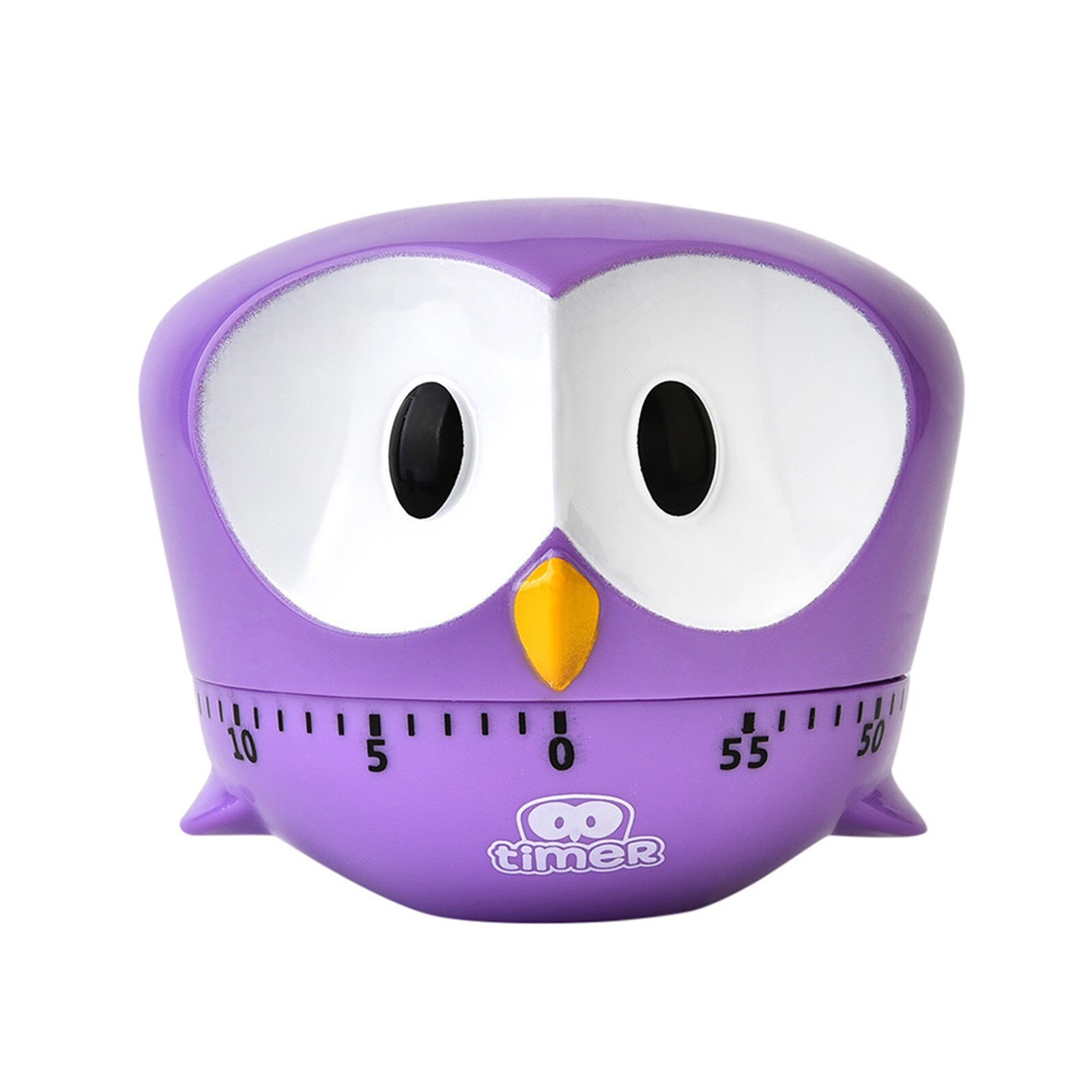 Owl Timer 60 Minute Portable Kitchen Machine Timer Cooking Countdown Countdown Alarm Clock Egg Cooking Assistant Baking Tools: Purple 