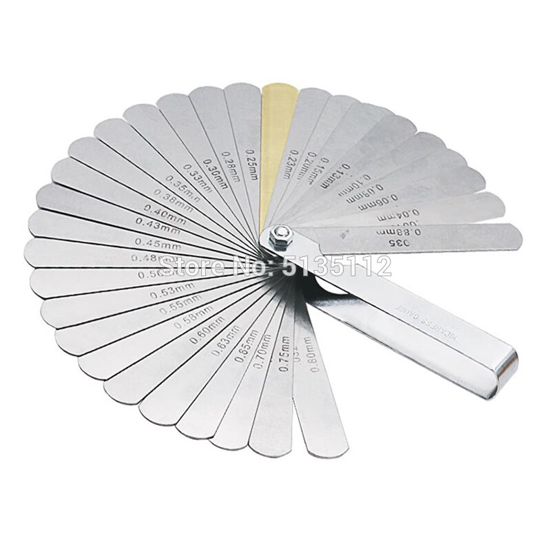 Utoolmart Jauge D'épaisseur Métrique En Acier Au Manganèse