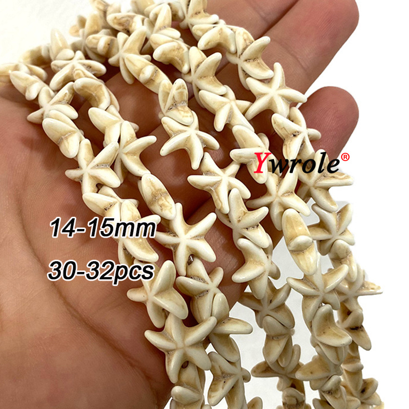 Fabrikk hvit skilpadde howlitt turkis løse avstandsstykke steinperler til smykkelaging diy armbånd øredobber tilbehør: Rød
