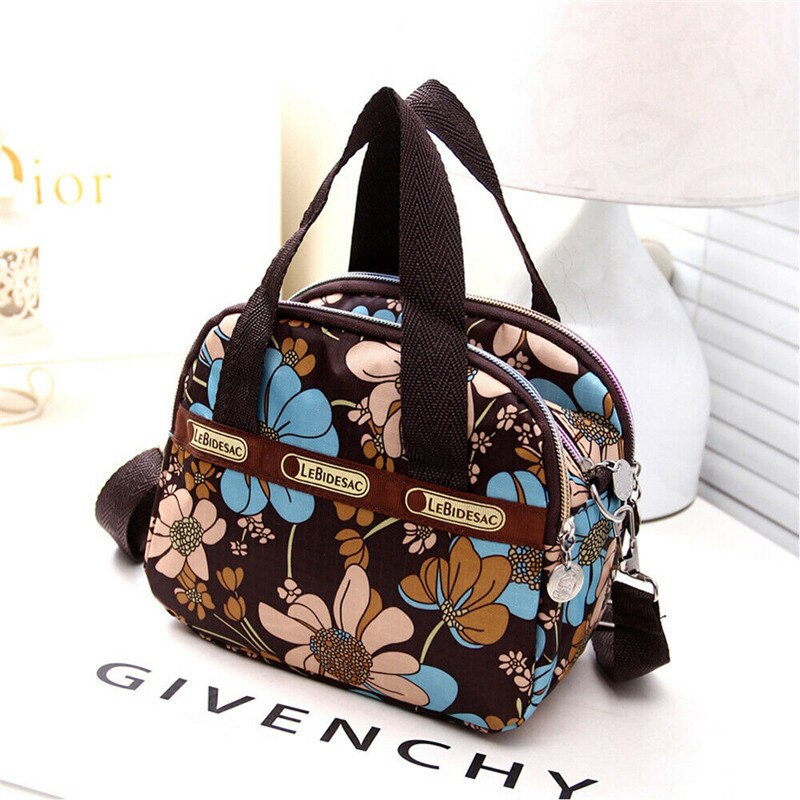 12 Colors Women Multi Pocket Handbag Ladies Hobo Bags Shoulder Bag Colorful Totes: C