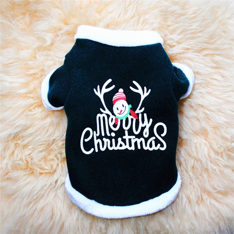 Vêtements de chien de noël hiver chien de compagnie chandails chiot vêtements de noël vêtements chauds