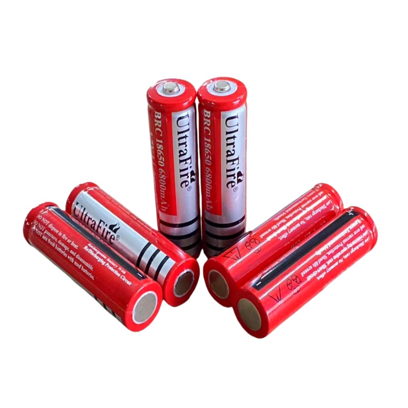 batterie au Lithium rechargeable 18650 de 3.7V 6800mAh pour la batterie de Litio de batterie de lampe de poche LED