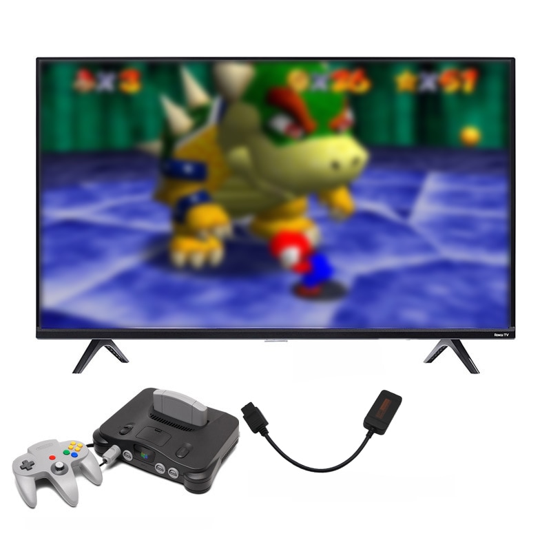720P HDMI Adapter Converter HD Cable Adapters for N64 SNES NGC SFC Gamecube Console