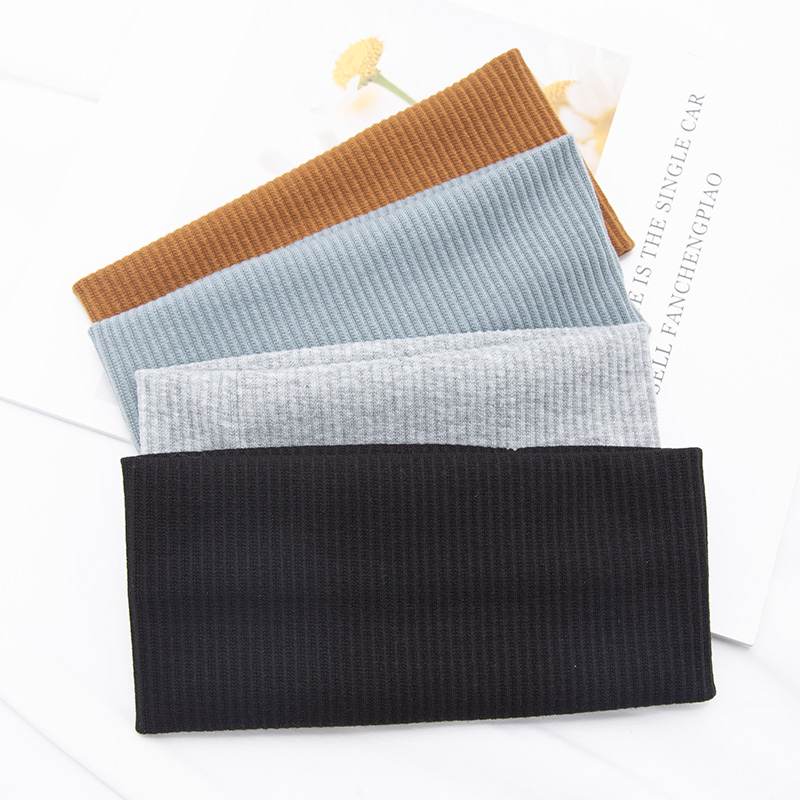 Diadema ancha Lisa para mujer, banda elástica para el pelo, Aro para maquillaje, Yoga, Vintag, envoltura para la cabeza, peinados, accesorios para el cabello de
