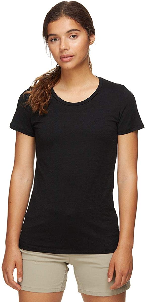 100% Merino Wol T-shirt Vrouwen Base Layer Merino Wol Shirt Lichtgewicht Dagelijks Korte Mouw Ademend Zachte Geen Jeuk Euro size