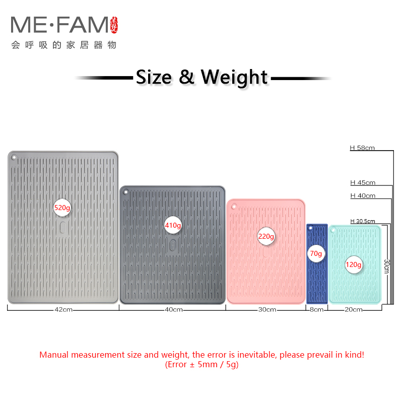 Siliconen Droogmat Schotel Kom Cup Antislip Anti Pad Onderzetter Pannenlap Mat Lepelsteun Aftappen Coaster Aanrecht Placema