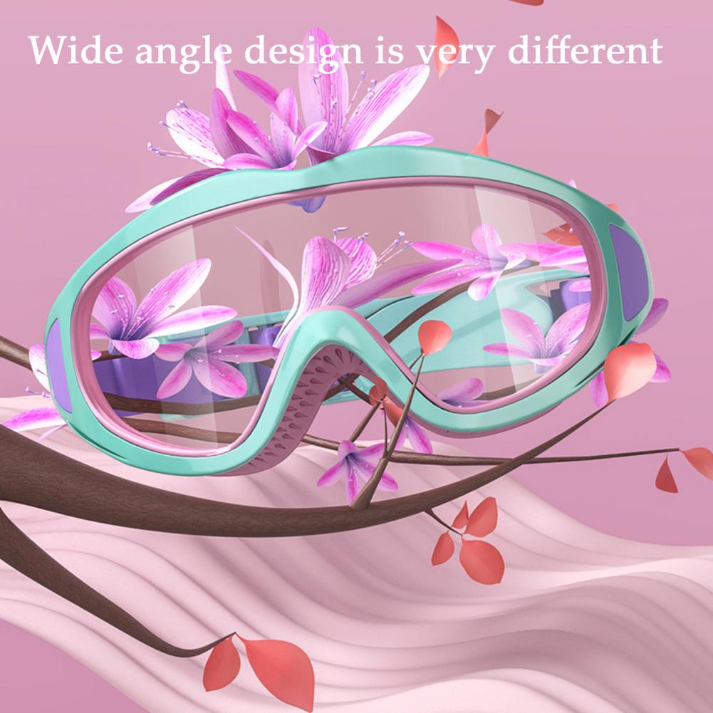 Kids Swim Goggles Anti-Fog Anti-UV Wide View Swimming Goggles Leakproof Youth Pool Glasses for Kids 2-16