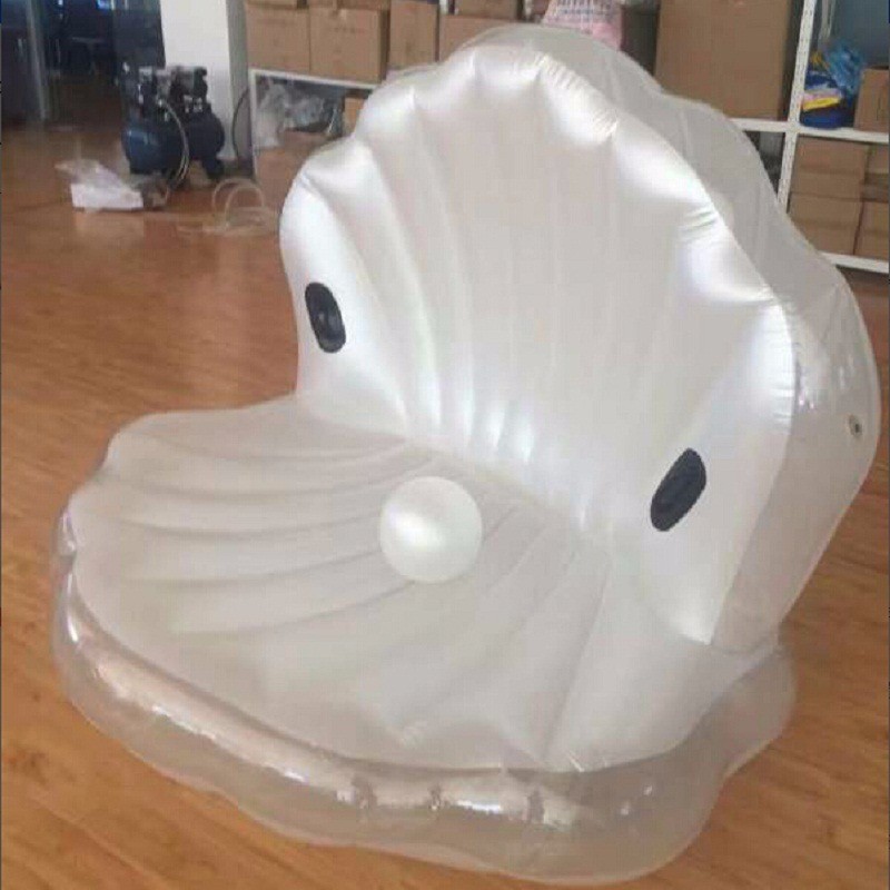 Riesen Perle Jakobsmuscheln Aufblasbaren Schwimmbad Schwimmen Hülse Matratze Liege Mit Griff Und Wasser Sofa Party Spielzeug Schwimmen Ring